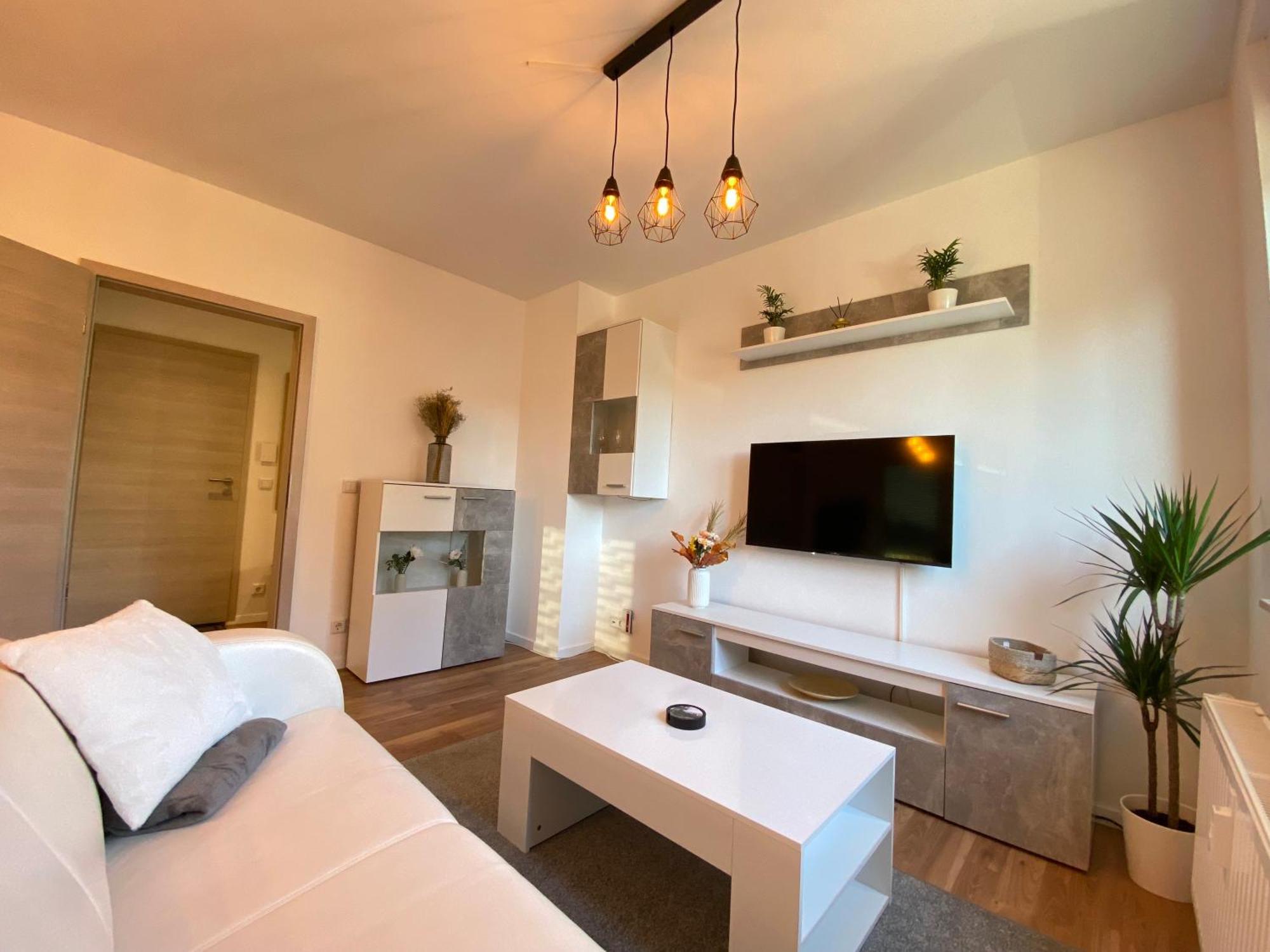 Hochwertige Ferienwohnung Mit 7Qm Balkon, Netflix, Kaffeeautomat, Rainshower Bad Zwickau Eksteriør billede